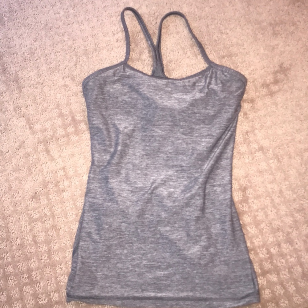 Ululemon grey tank